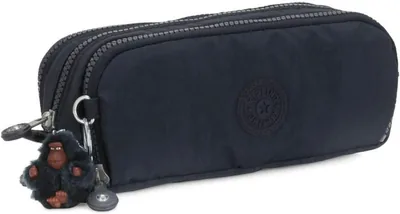Étui à crayons Kipling GITROY Grand, Pouches, Étuis, Tonal Bleu Véritable (Bleu) - Meilleur Prix