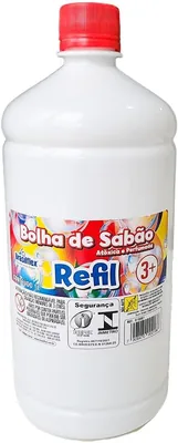 BrasilFlex | Refil de Bolhas de Sabão Atóxica | 1 Litro - 30% de Desconto