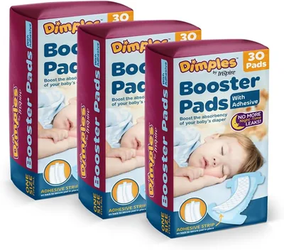 Dimples Booster Pads Diaper Doubler, 9% Off - Boosts Absorbency