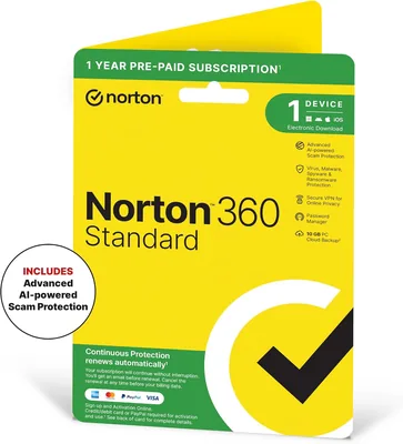 Norton 360 Standard 2020 Antivirus - Best Deal
