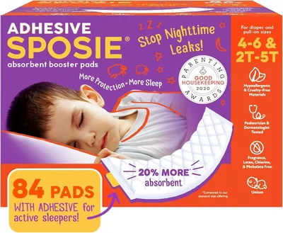 Sposie with Adhesive - Nighttime Protection for Heavy Wetters, Best Deal