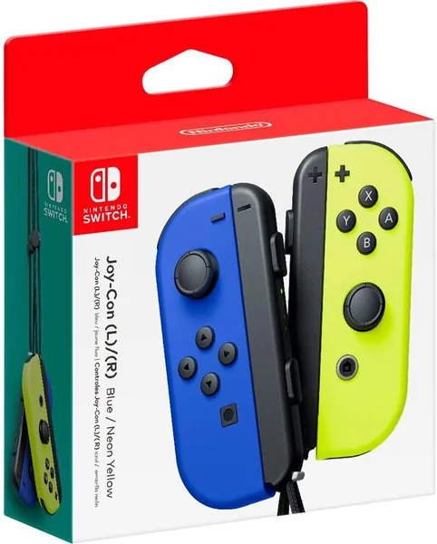 Nintendo Switch Joy-Con-Controller, links blau/rechts, neongelb [Videospiel]