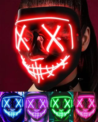 LED Purge Mask - Halloween Costume Mask