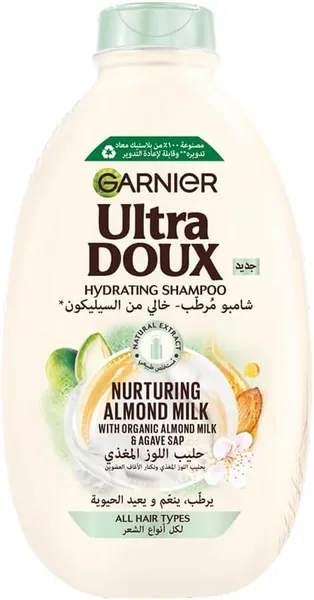 Garnier Ultra Doux Almond Milk Hydrating Shampoo 400ml