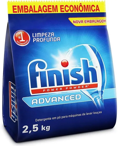 Finish Power Powder Detergente para Louças em Pó 2,5kg - 19% de Desconto
