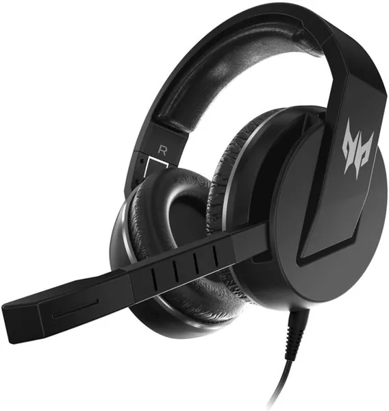 Acer Predator Galea 311 True Harmony Sound Gaming Headset - 50mm Drivers, Rotatable Omni-Directional Mic with On-Cable Controls - Black, NP.HDS11.00B (Pack of 1)