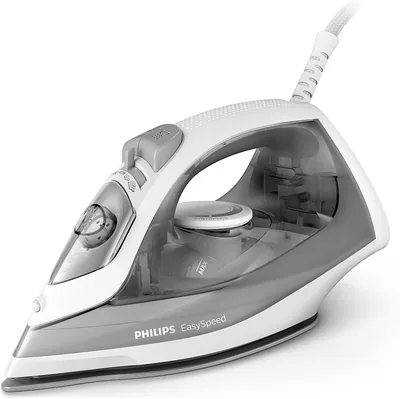 Philips EasySpeed Steam Iron - 2000W, 100 g Steam Pouf, Ceramisk Soleplattform, Snabbt uppmaning av kröar, Drip Stop, 220 ml Vattenkast, Best Deal