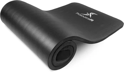ProsourceFit Extra Thick Yoga and Pilates Mat ½” (13mm) or 1" (25mm), 71-inch Long High Density Exer