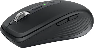 Logitech MX Anywhere 3S Mysz Bezprzewodowa Kompakcyjna (Grafit) | Przewijanie Szybkie, 8K DPI, Cicha Kliknięcie