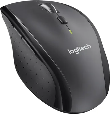 Logitech M705 Marathon Draadloze Muiz, 2.4 GHz met USB Unifying Mini-Ontvanger, 1000 DPI Laser Trackering, 7 Knoppen, Ext