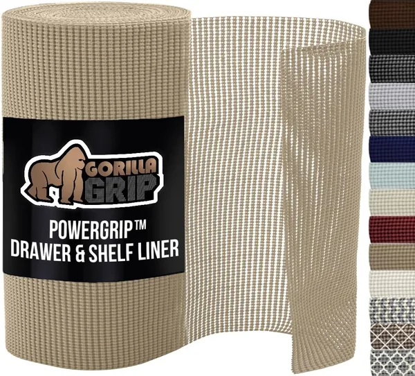 GORILLA GRIP powerGRIP Drawer Shelf and Cabinet Liner