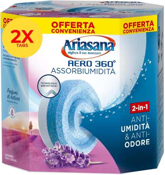 Ariasana Aero 360 Lavender Tab Refill for Aero 360 Device Kit