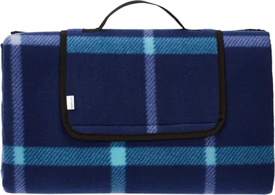 Amazon Basics Picknickdecke mit wasserdichter Rückseite - Dunkelblau - 200 cm x 200 cm (31% Rabatt)