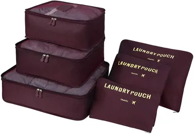 Vicloon Bagage-Organizer, Koffer Organizer met Pakkubussen en Opbergzakken voor Droge Kleding, Ondergoed en Cosmetica - Best Deal