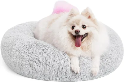 MIXJOY Orthopedic Dog Bed Donut Cuddler Round Washable Cushion, Best Deal