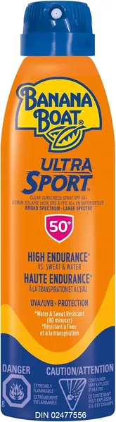 Banana Boat Ultra Sport Sunscreen Spray, SPF 50+ Broad Spectrum