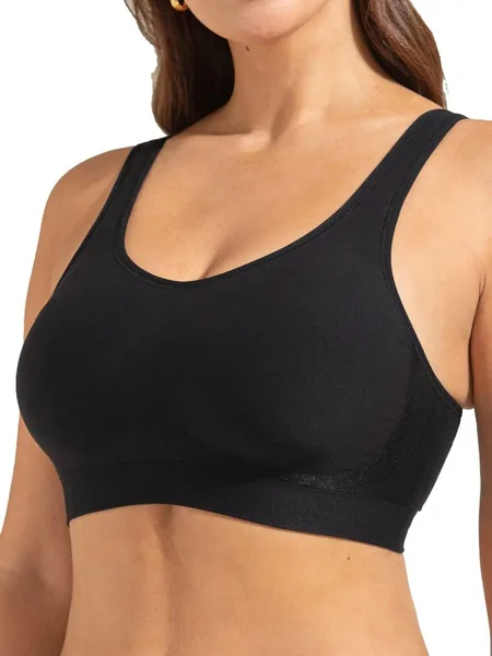 SHAPERMINT Wireless Bras for Women - Full Support Seamless Bralette, Compression Sports Bra, Wirefree Bra