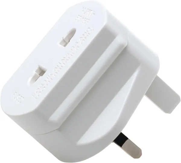 UK Charger Adapter Shaver Socket 2 Pin to 3 Pin Electric for Razor Plugs
