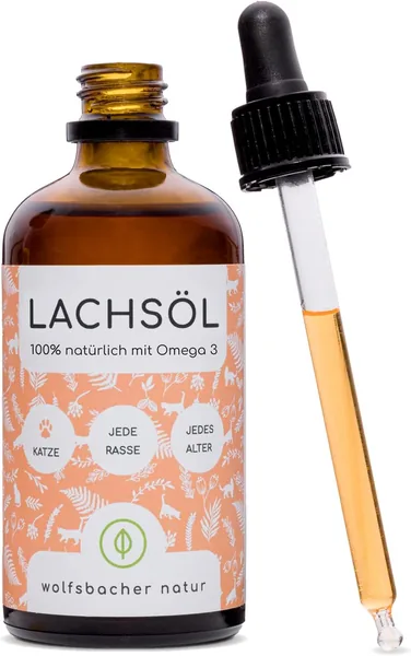 Salmon Oil for Cats and Dogs with Omega 3 & 6