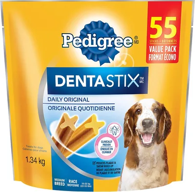 Pedigree Dentastix Medium Dog Dental Treats 55 Sticks