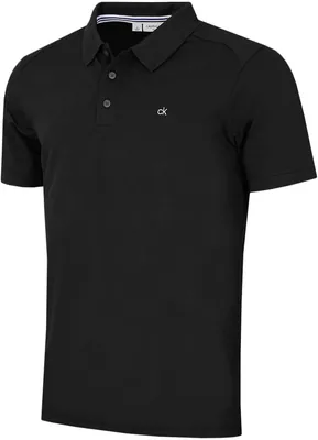 Calvin Klein Herren Campus 3-Knopf Polohemd mit leicht gewelltem Kragen - Best Deal