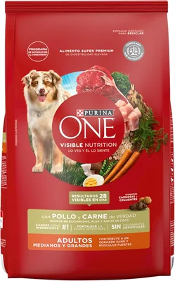 Purina One Adulto Raza Mediana y Grande Sabor Pollo y Carne 7Kg - 49% Descuento