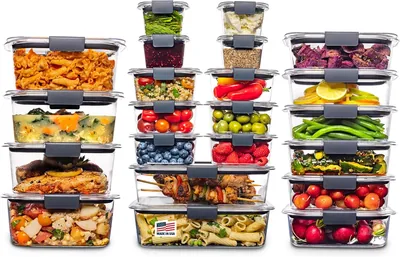 Rubbermaid Brilliance 44-Piece Food Storage Set