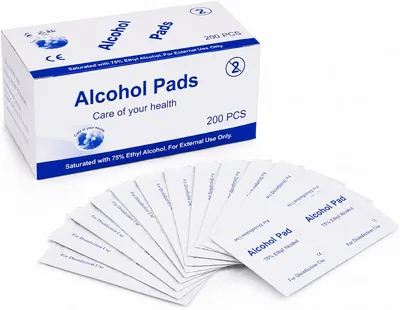 ZionGuard Alcohol Wipes 200 Pack 75% Ethyl