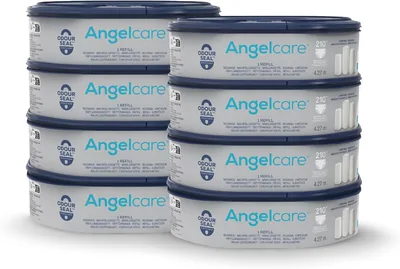 Angelcare Pack mit 8 Original-Nachfüllungen für Angelcare Windelbox, Classic XL