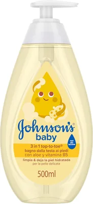 Johnson's Baby Top-to-Toe 3 in 1, Sconto del 20% - Shampoo e Sapone per Neonati