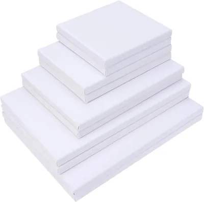 SUPVOX Stretched White Canvas 10 Pcs 32% Off