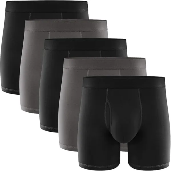 Natural Feelings Mens Boxer Shorts Soft Cotton Men Pack Breathable Mens Underwear Boxer Briefs