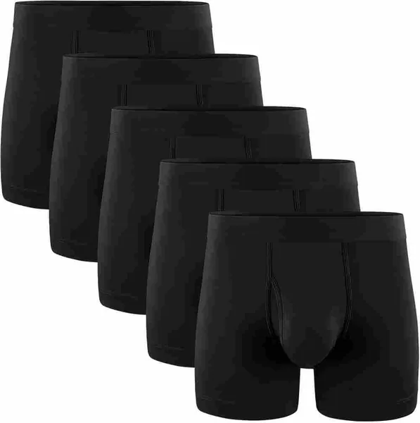 Natural Feelings Mens Boxer Shorts Soft Cotton Men Pack Breathable Mens Underwear Boxer Briefs