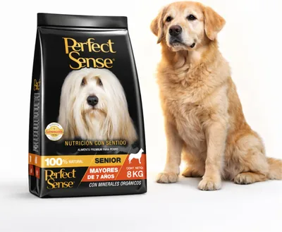 Perfect Sense Alimento para Perros Senior Adultos | 8 kg, Croquetas Pequeñas