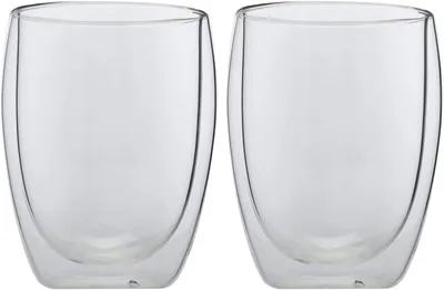 Maxwell & Williams Blend Double Wall Glass Cup Set of 2 Best Deal