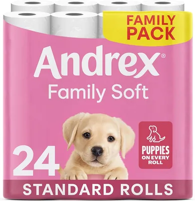 Andrex Family Soft Toilet Roll - 24 Rolls Best Deal