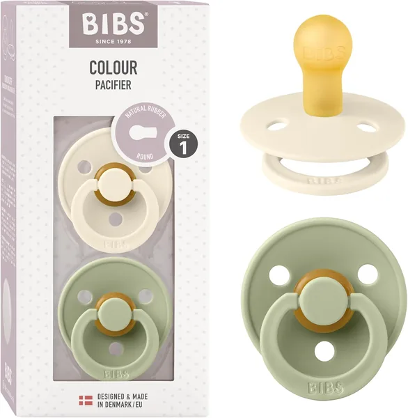 Bibs Dummies, 2-Pack of Colourful Dummies