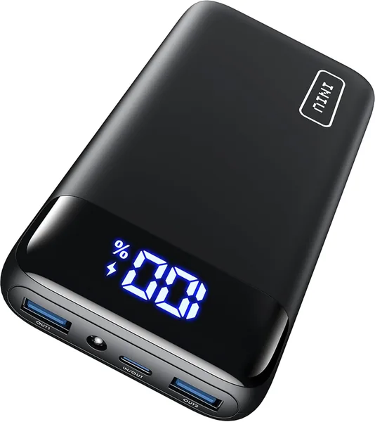 INIU Power Bank 20000mAh Fast Charging Portable Charger PD3.0 QC4.0 22.5W Powerbank with USB Type C Input & Output