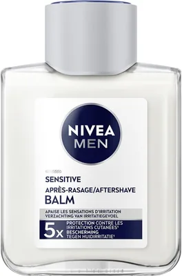Nivea Heren Sensitieve Na-Scheren Balm 100ml - Kalmerende balm voor gevoelige huid
