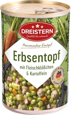 Dreistern Pea Pot 400g - Hearty Stew