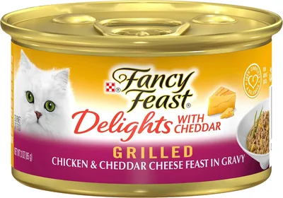 Fancy Feast Delights Cheddar Adult Wet Cat Food 24x85g Best Deal