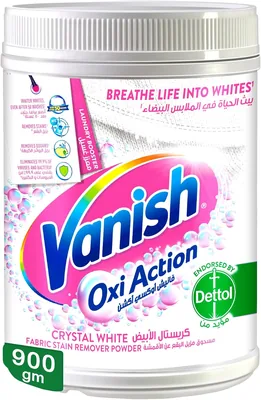 Vanish Oxi Action Stain Remover Powder 900g - White Clothes - 10% Off
