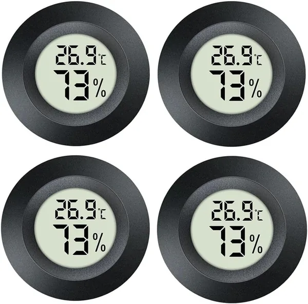 Digital Mini Hygrometer, 7% Rabatt - Temp- och fukthållare för grejar, sermer och gräsmärken