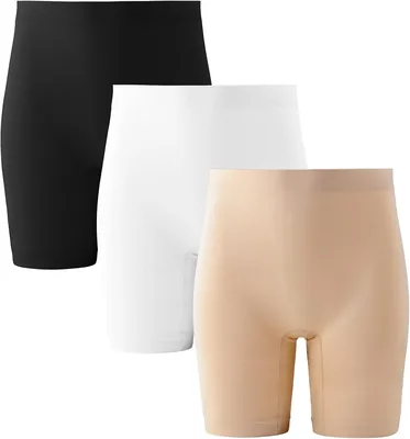 INNERSY Women's Anti-chafing Pants Under Skirt Panty Anti Roce 3 Pack | Short Leggings Anti Rash Und