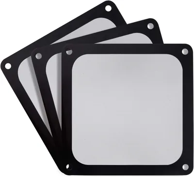 SilverStone Technology SST-FF143B-3Pk 140mm Ultra Fine Fan Filter with Magnet Cooling, Compatible wi