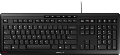 Cherry Stream Keyboard Wired USB SX Scissors Mechanism QWERTY Whisper-Quiet Silent Keystroke Best Deal