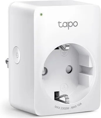 TP-Link Tapo Smart Home WLAN Stecker Tapo P100 (EU) mit Alexa-Integration, Fernzugriff, Zeitplänen