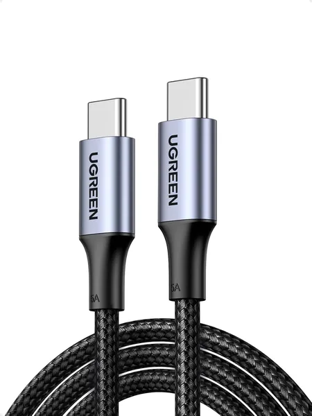 UGREEN USB C Cable 2M Braided 100W Power Delivery PD Super Fast Charge Cord