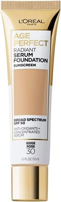 L'Oreal Paris Age Perfect Serum Foundation SPF 50, Beige Rose