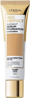 L'Oreal Paris Age Perfect Serum Foundation SPF 50 Golden Beige 1 oz